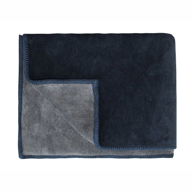 Plaid Marc O'Polo Classic Fleece Navy Dark Grey