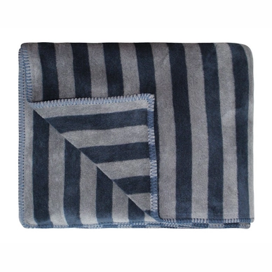 Plaid Marc O'Polo Classic Fleece Stripe Navy Dark Grey