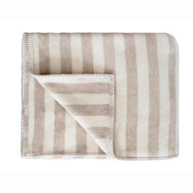 Plaid Marc O'Polo Classic Fleece Stripe Beige Ecru