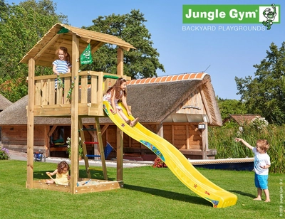 Speeltoren Jungle Gym Jungle Shelter Geel
