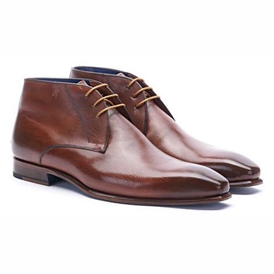 Geklede Schoen Greve Pisa Cognac Cocoa