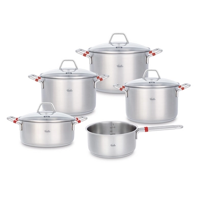 Pannenset Fissler Colinia Red (5-delig)