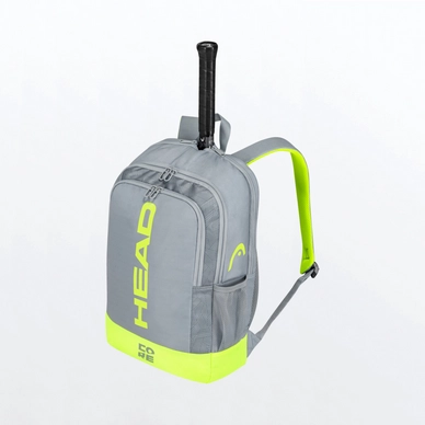 Tennistasche HEAD Core Backpack Grey Neon Yellow