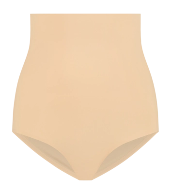Corrective Underwear Bye Bra Women Invisible High Waist Brief Beige