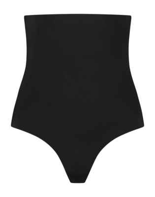 Corrective Underwear Bye Bra Women Invisible High Waist Thong Black