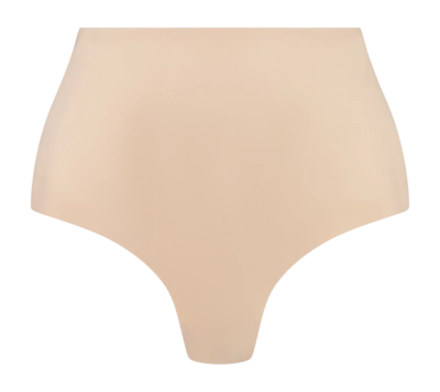 Corrective Underwear Bye Bra Women Low Back Mid Waist Thong Beige