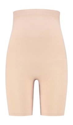Corrective Underwear Bye Bra Women Soft Touch Seamless High Waist Short Beige