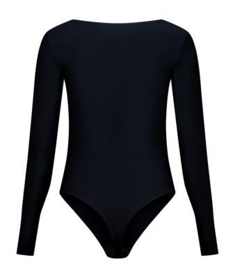 Corrective Body Suit Bye Bra Women Bodysuit Long Sleeve Black