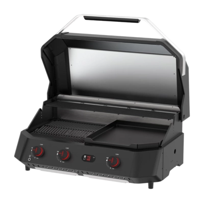 Plancha-Grill Cozze G-800 Combo Gaz 3 Zones