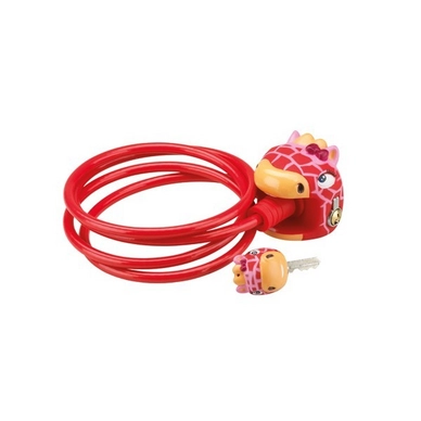 Kabelslot Crazy Safety Giraffe 100 Rood