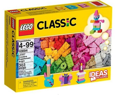 Creatieve Felgekleurde Aanvulset Lego Classic