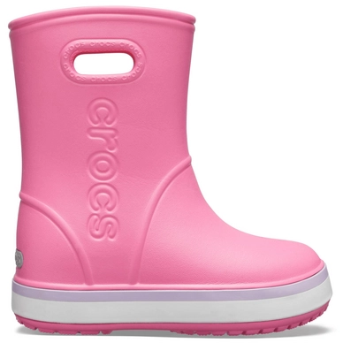 Regenlaars Crocs Kids Crocband Rain Boot Pink Lemonade Lavender