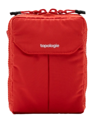 Crossbodytas Topologie Wares Bags Utility Sacoche Topologie Red Tech Sateen