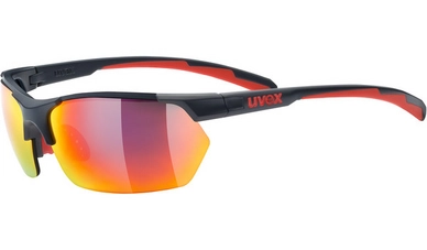 Zonnebril Uvex Sportstyle 114 Grey Red Mat