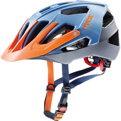 Fietshelm Uvex Quatro Blue Silver Orange