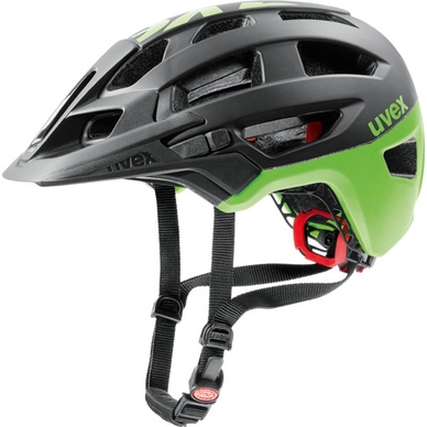 Fietshelm Uvex Finale Black Green Mat