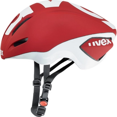 Fietshelm Uvex EDAero Red Mat White