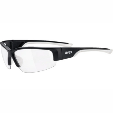 Zonnebril Uvex Sportstyle 215 Black Mat White Clear