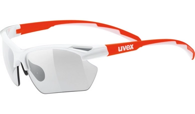 Zonnebril Uvex Sportstyle 802 Small Variomatic White Orange Smoke
