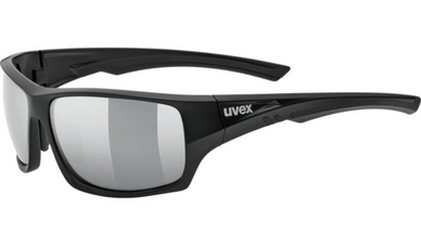 Zonnebril Uvex Sportstyle 222 Pola Black Mat Litemirror Silver