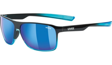 Zonnebril Uvex LGL 33 Pola Black Blue Mirror Blue