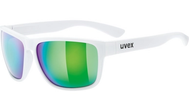 Zonnebril Uvex LGL 36 Colorvision White Mat Mirror Green Daily