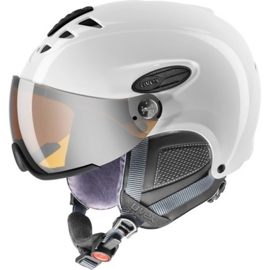 Skihelm Uvex Hlmt 300 Visor White Shiny