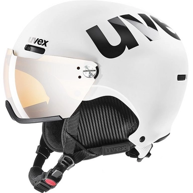 Skihelm Uvex 500 Visor White/Black Mat Unisex