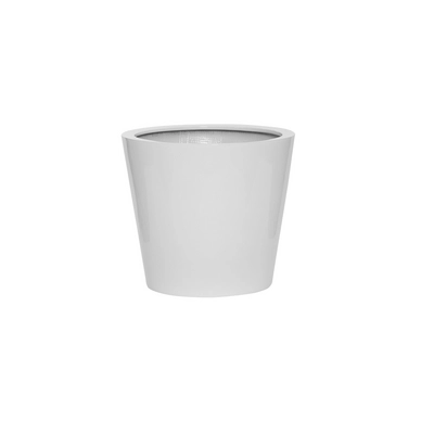 Blumentopf Pottery Pots Essential Bucket XS Glossy White 40 x 35 cm