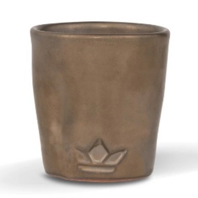 Espressokop Dutchdeluxes Dented Cup Platinum Matt 130ml (4-Delig)