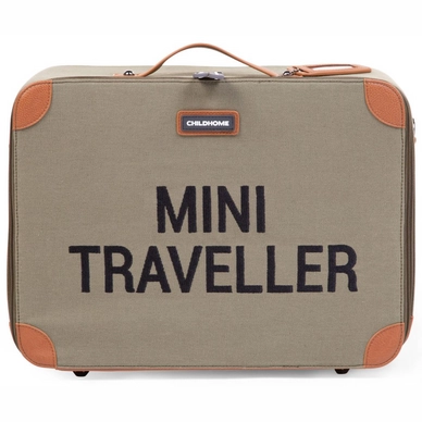 Mini Koffer Childhome Mini Traveller Suitcase Canvas Kids Kaki