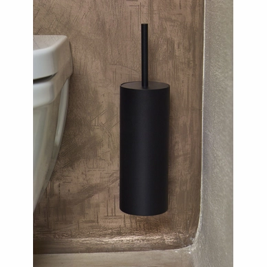 Cyra wall mounted toilet brush holder