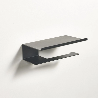 WC Rolhouder Aquanova Cyra Shelf Black