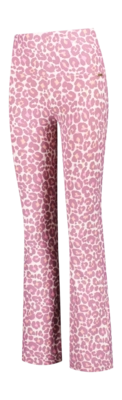 Leggings Deblon Femme Celine Cropped Flared Leopard Dusty Rose