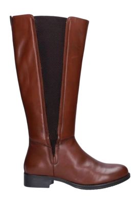 Dameslaars JJ Footwear Bradstock Cognac Kuitmaat XXL