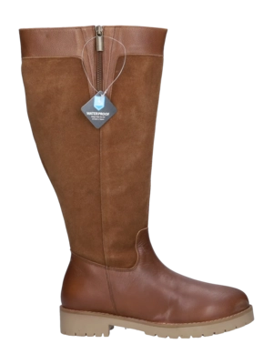 Dameslaars JJ Footwear Melton Cognac Kuitmaat M/L