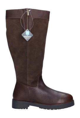 Dameslaars JJ Footwear Melton Espresso Kuitmaat XL
