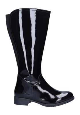 Dameslaars JJ Footwear Women Flensburg Zwart Kuitmaat XL