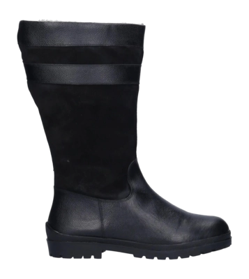 Dameslaars JJ Footwear Harrow Zwart Kuitmaat XL