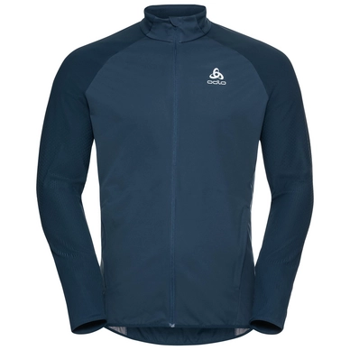 Jas Odlo Men Jacket Zeroweight Warm Hybrid Blue Wing Teal