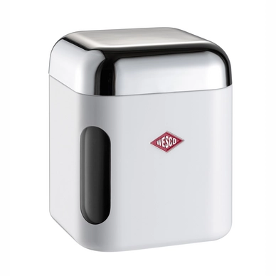 Canister Wesco Square Small White