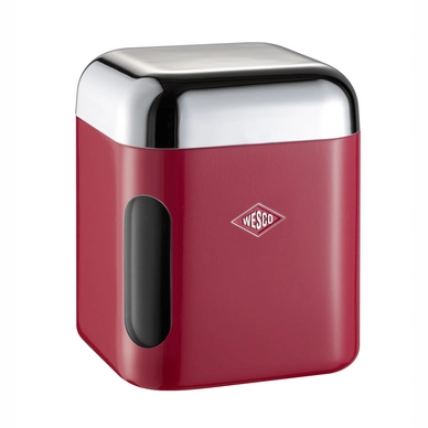 Canister Wesco Square Small Red