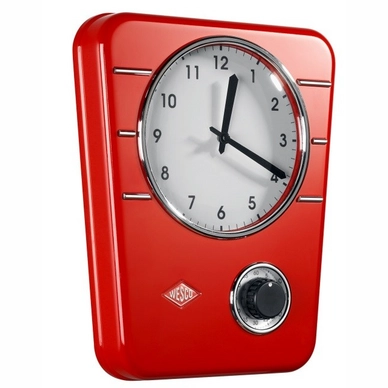 Horloge Murale Wesco Classic Line Red