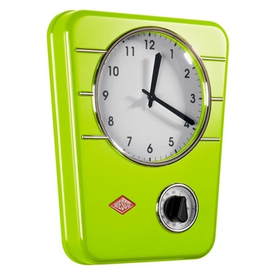 Clock Wesco Classic Line Lime Green