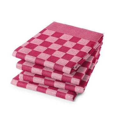 Tea Towel DDDDD Barbeque Red (Set of 6)
