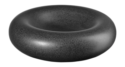 Decoratie Schaal ASA Selection Stone Black Iron 30 cm