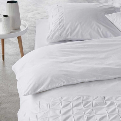Taies d'oreiller Essenza Ines White Coton (50 x 75 cm)