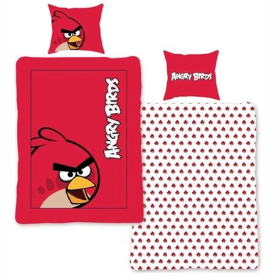 Dekbedovertrek Angry Birds Red Katoen