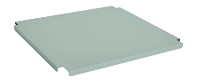 Deksel HAY Colour Crate Lid Metal Large Square Sage Green
