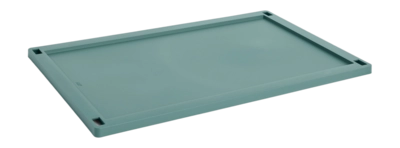 Deksel HAY Colour Crate Lid Plastic Large Dark Green